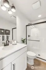 Interior photos are of the Sheridan model home at Maywood Heights. Same floor plan but colors and finishes will vary. Photos are for illustration purposes only.