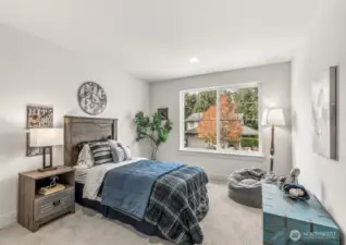 Interior photos are of the Sheridan model home at Maywood Heights. Same floor plan but colors and finishes will vary. Photos are for illustration purposes only.