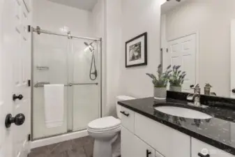 main level bath with shower