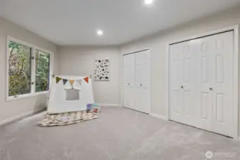 bedroom 3 with large walkin closet space