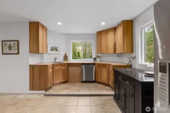 Basement kitchenette