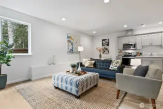 Downstairs with kitchenette option! **Photos is a representation only. This is the same floorplan in the community, but a different homesite. Colors and features will vary**