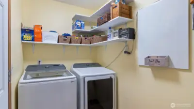 Newer electronic Samsung washer and dryer