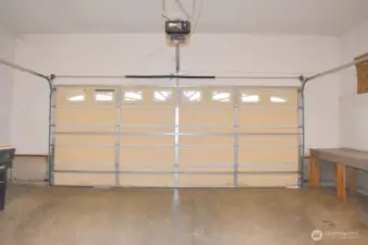 Large 2 car Garage