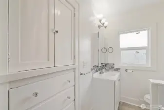 Remodeled bathroom