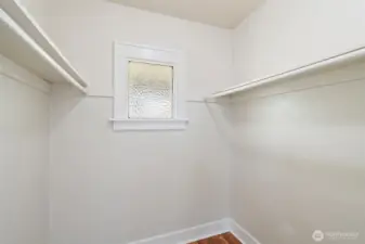 Large bedroom closet.