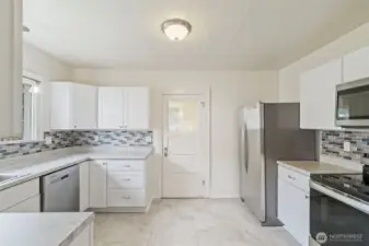 Newly remodeled kitchen