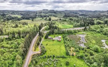 Plenty of timber boarding the property offering privacy from neighbors and I-5