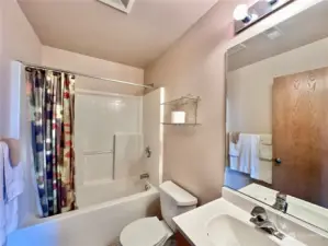 The second floor bathroom.