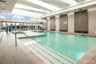 Swimming pool common area