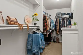 All bedrooms have big walk-in closets