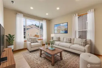 Virtual Staging of Living Room