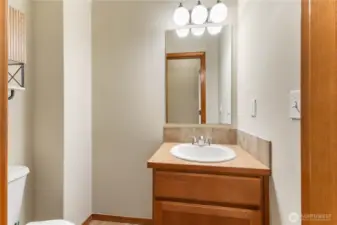 Half bath downstairs