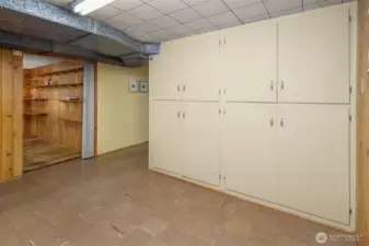 Furnace Room With Storage