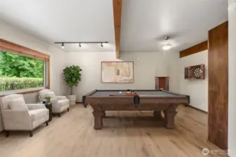 Main Floor Family/Rec Room. Digitally Staged