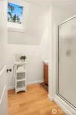 Upper level 3/4 Bathroom