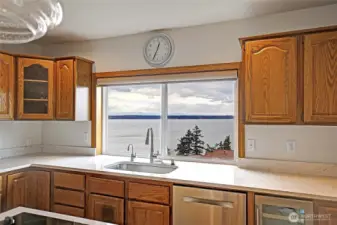 Enjoy the views while cooking or doing dishes!