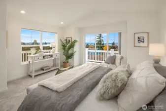 Primary with Views from Every Window