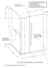 Shower Door and Glass to be Installed Before Closing in Primary Bathroom