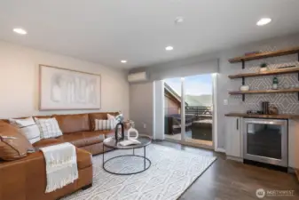 Huge fourth floor loft/bonus room.