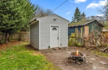 Spacious Utility Shed & Shop Storage located @ the Back of the Property