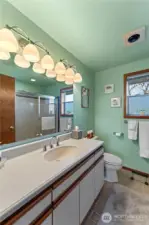 Additional bathroom upstairs