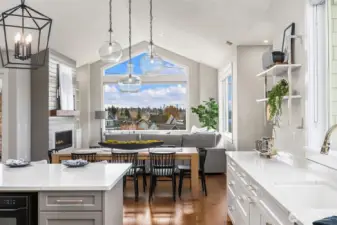 Open lines of sight throughout.