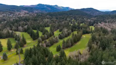 Lake Padden golf course is a beautiful 18 hole course carved out of a second growth forest just down the street.