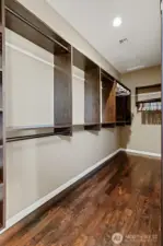 Large walk in closet