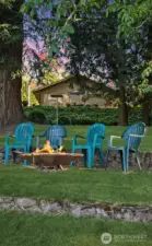 Enjoy the sound of the river while roasting s'mores! Tub down the river. Memories are made here!