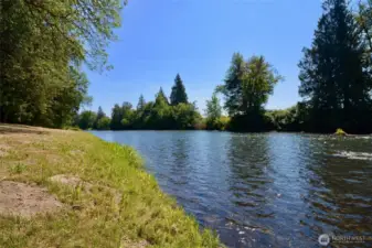 Nisqually River, great to enjoy on those hot summer days.  Great for floating.