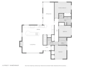Main level floor plan