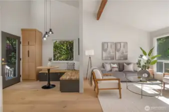 Open and bright layout.