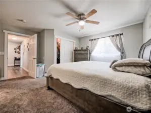 Plush carpet and nice outdoor view