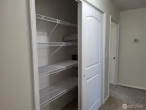 Double Hallway Storage Closet with Organizer System