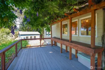 Deck - side area.