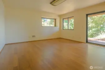 Lower living area