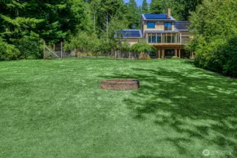 Yard with Fire pit
