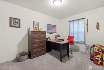 Den/office/bonus room with closet