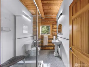 Main floor 3/4 bathroom