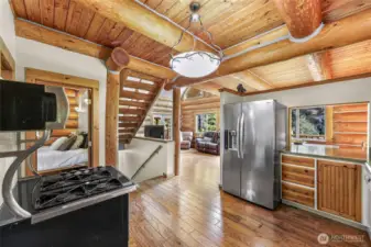 Hardwood floors throughout