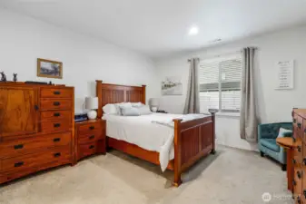 Who doesn't like a lot of space in the primary bedroom?  That includes the natural light coming in this side of the house.