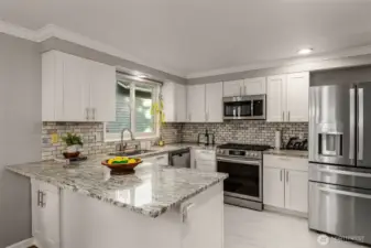 Gorgeous, updated kitchen
