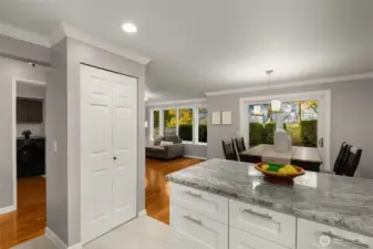 Pantry lends plenty of storage space