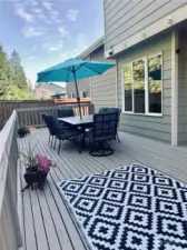 Backyard deck