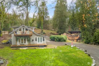 Guest Casita and Covered BBQ area