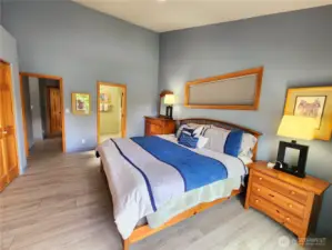 Main level Primary Bedroom with an en-suite.