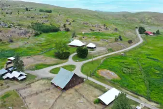 Ranch aerial view