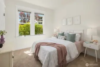 One of two main level bedrooms