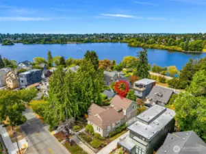 Just one block from the lake offering miles of walking and biking trails, sports fields, pickle ball, playground, water toys and more!